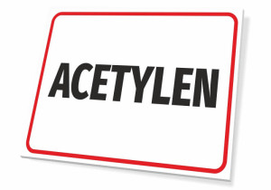 Tabliczka BHP Acetylen