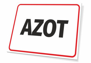 Tabliczka BHP Azot