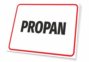 Tabliczka Propan BHP