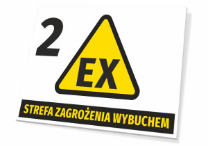 Tabliczka Strefa zagrożenia wybuchem T267