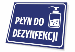 Tabliczka Płyn do dezynfekcji T415