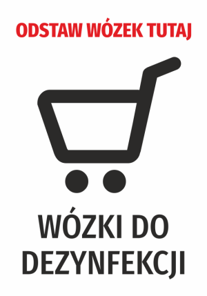 Naklejka Odstaw wózek tutaj