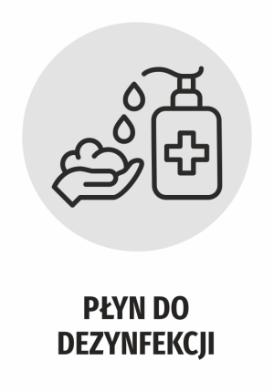 Naklejka Płyn do dezynfekcji N480