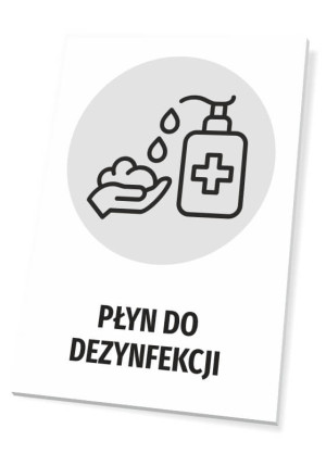 Tabliczka BHP Płyn do dezynfekcji T480