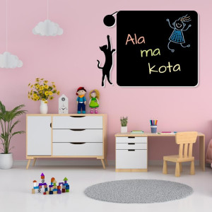 Tablica magnetyczna dla dzieci kredowy kot 065