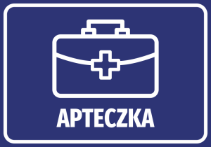 Naklejka BHP Apteczka