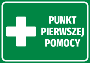 Naklejka Punkt pierwszej pomocy N519