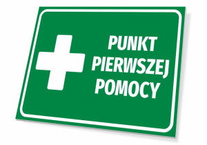 Tabliczka Punkt pierwszej pomocy T519