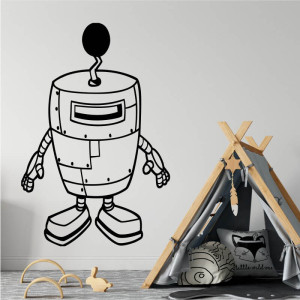 Naklejka na ścianę robot 2525