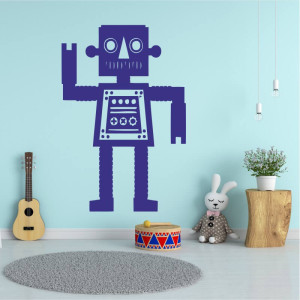 Naklejka na ścianę robot 2526