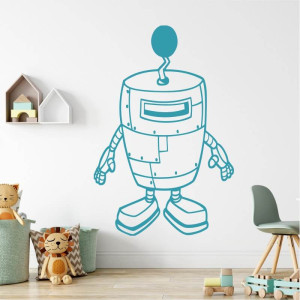 Szablon na ścianę Robot 2525