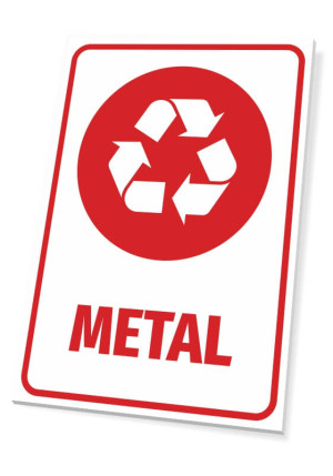Tabliczka na kosz Metal