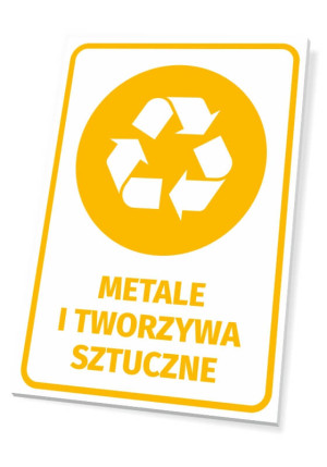 Tabliczka na kosz Metale i tworzywa sztuczne