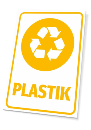 Tabliczka na kosz - Plastik