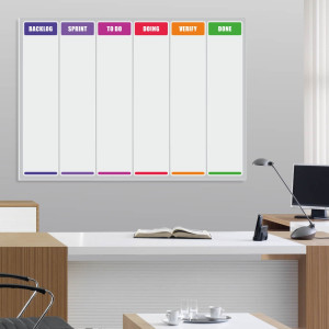 Tablica magnetyczna suchościeralna scrum board 139