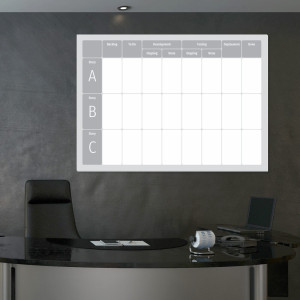 Kanban board tablica suchościeralna lean 094