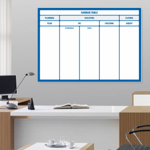 Kanban table tablica suchościeralna Lean 106