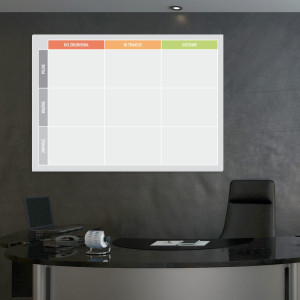 Tablica suchościeralna kanban lean board 138