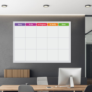Tablica suchościeralna scrum task lean board 140