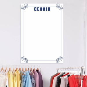 Tablica suchościeralna 034 cennik