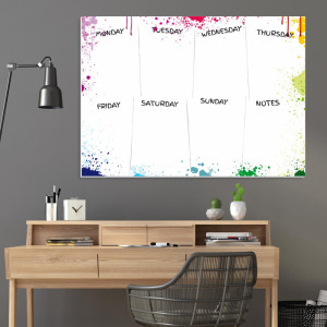 Tablica suchościeralna Weekly planner 417
