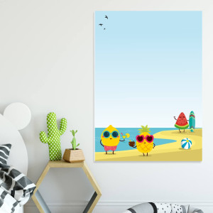 Tablica suchościeralna dla dzieci plaża 568