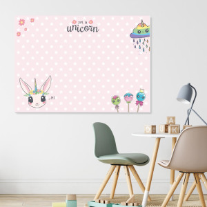 Tablica suchościeralna dla dzieci unicorn 519
