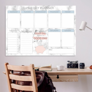 Tablica magnetyczna suchościeralna Weekly planner 413