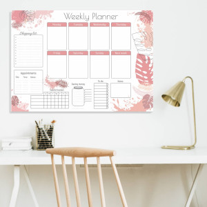 Tablica magnetyczna suchościeralna Weekly planner 415