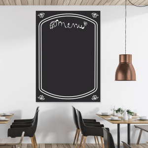 Tablica kredowa z nadrukiem menu 003