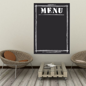 Tablica kredowa z nadrukiem menu 008