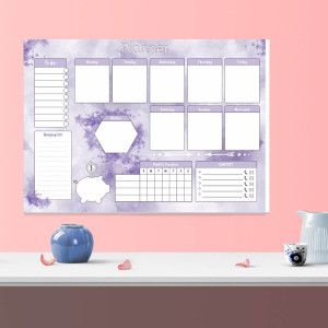 Tablica magnetyczna suchościeralna Weekly planner 419
