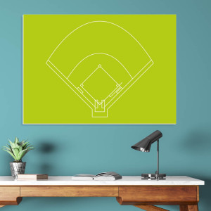 Tablica suchościeralna trenerska taktyczna 182 baseball