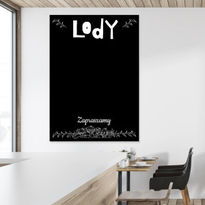 Tablica kredowa lody 055