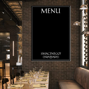 Tablica kredowa menu 066