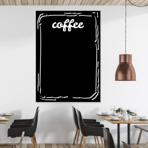 Tablica kredowa z nadrukiem coffee 010