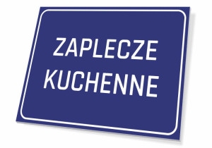 Tabliczka Zaplecze kuchenne