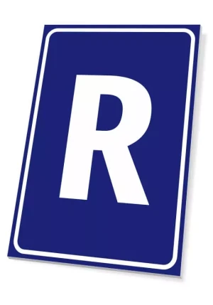 Tabliczka z literą