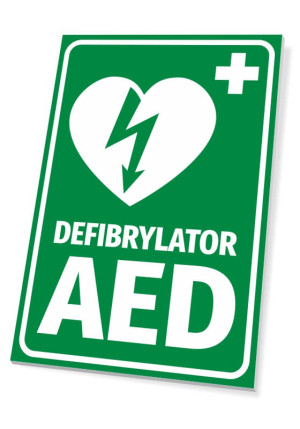 Tabliczka Defibrylator AED