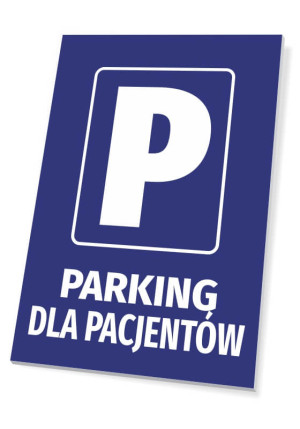 Tabliczka parkingowa dla pacjentów