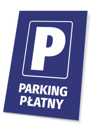 Tabliczka parkingowa Parking płatny