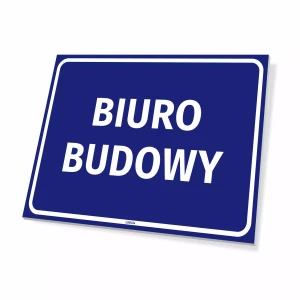 Tabliczka na drzwi Biuro budowy