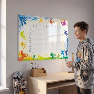 Tablica suchościeralna EDU tabliczka mnożenia 018