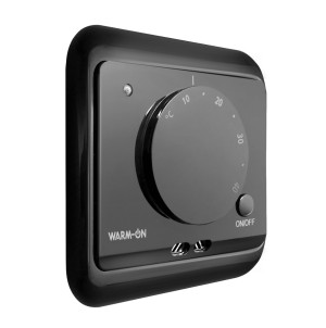 WARMON Thermostat analogique AC3082H   noir