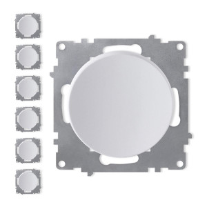ONEKEYELECTRO Interrupteur simple allumage (pack de 7)-"Blanc 7 pieces"