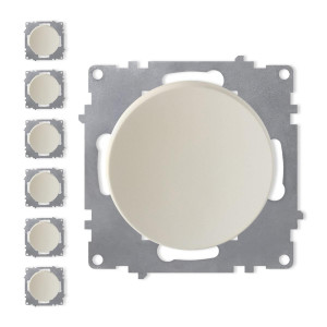 ONEKEYELECTRO Interrupteur simple allumage (pack de 7)-"Beige 7 pieces"