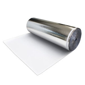 WARMON Film isolant en aluminium pour sol stratifié ou clipsable