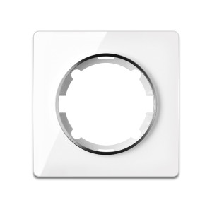 ONEKEYELECTRO Plaque de finition Garda en verre, 1 poste