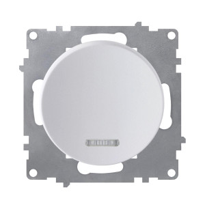 ONEKEYELECTRO Interrupteur simple allumage, avec témoin lumineux, 1 voie-"Blanc"
