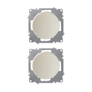ONEKEYELECTRO Interrupteur simple allumage (pack de 2)-"Beige 2 piéces"
